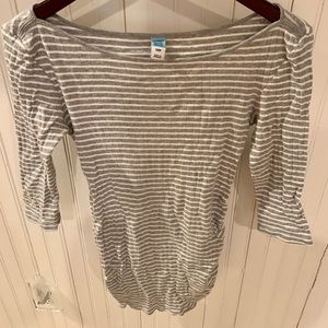 Old Navy thin stripe 3/4 shirt